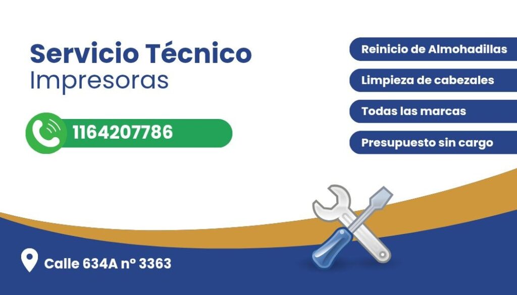 Servicio técnico de impresoras de todas las marcas